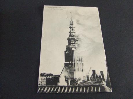 Vlissingen De Grote brand in de Kerk op 5 september 1911